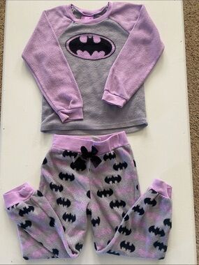 Bat Girl Fleece Pajama Set 
Size 5